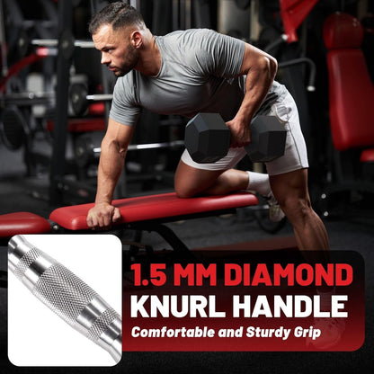 Hex Dumbbell Set 45-550 Lb, Rubber Encased Home Gym Dumbbells, Weights Dumbbells for Women & Men, Hand Weight for Strength Training